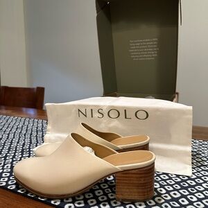 Nisolo mules, size 8